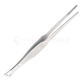 Professional Plating Tweezers for Chefs Stainless Steel Cooking Tweezers